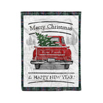 Tartan Blanket Vintage Red Truck with Christmas Tree Family Scottish Clan Rose Hunting Modern plaid blanket, red plaid blanket, buffalo plaid blanket, green plaid blanket, plaid fleece blanket, blue plaid blanket, red tartan blanket, tartan plaid blanket, black and white plaid blanket, , christmas plaid blanket, orange plaid blanket, tartan plaid throw blanket, pink plaid blanket, brown plaid blanket, buffalo check blanket