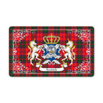 Doormat - Welcome Mat Scottish Drummond Modern Clan Badge Tartan Door Mat, Plaid Doormat