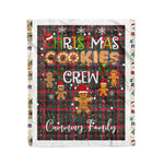Personalized Gift Tartan Plaid Blanket Clan Cumming Hunting Modern With Christmas Cookie Baking Crew Christmas Gift Blanket, Plaid Blanket, Christmas Fleece Blanket, Christmas Blanket, Tartan Blanket, Scottish Blanket, Scotland Blanket, Family Name Blanket, Custom Blanket, Personalized Blanket