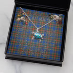 Sea Turtle Necklace To My Beautiful Soulmate Necklace In Your Eyes I Have Found My Home Clan MacBeth Ancient Tartan Blue Turtle Necklace