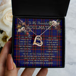 To My Beautiful Soulmate Necklace In Your Eyes I Have Found My Home Clan Home Modern Tartan Forever Love Necklace