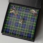 To My Beautiful Soulmate Necklace In Your Eyes I Have Found My Home Clan MacKellar Tartan Crown Pendant Necklace