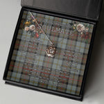To My Beautiful Soulmate Necklace In Your Eyes I Have Found My Home Clan MacLeod Of Harris Weathered Tartan Crown Pendant Necklace