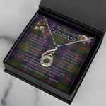 To My Beautiful Soulmate Necklace In Your Eyes I Have Found My Home Clan Chalmers Tartan Rising Phoenix Necklace