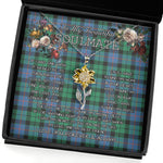 To My Beautiful Soulmate Sunflower Necklace In Your Eyes I Have Found My Home Clan Morrison Ancient Tartan Jewelry For Girlfriend, Tartan Sunflower Pendant Necklace, Scottish Tartan Jewelry, valentine necklace, necklace girlfriend, necklace for wife, cute necklaces for girlfriend, jewelry for girlfriend, to my soulmate necklace, to my future wife necklace