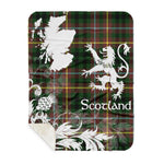 Sherpa Blanket - Tartan Blanket Thistle and Lion Scottish Clan Buchanan Hunting Plaid Blanket, plaid sherpa blanket queen,purple sherpa blanket,queen sherpa blanket,queen size sherpa blanket,red sherpa blanket,scottish tartan blankets,sherpa blanket,sherpa christmas blanket