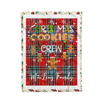 Personalized Gift Tartan Plaid Blanket Clan MacLeay With Christmas Cookie Baking Crew Christmas Gift Blanket, Plaid Blanket, Christmas Fleece Blanket, Christmas Blanket, Tartan Blanket, Scottish Blanket, Scotland Blanket, Family Name Blanket, Custom Blanket, Personalized Blanket