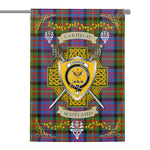 House Flag - Carnegie Ancient Irish Shield Celtic Cross Tartan Garden Flag St Patrick's Day Garden Flag