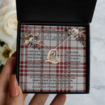 To My Beautiful Soulmate Necklace In Your Eyes I Have Found My Home Clan Clayton Tartan Forever Love Necklace