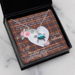 Sea Turtle Necklace Gift for My Beautiful Girlfriend Valentines Necklace Clan Ainslie Tartan Blue Turtle Necklace