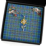 To My Beautiful Soulmate Sunflower Necklace In Your Eyes I Have Found My Home Clan Falconer Tartan Jewelry For Girlfriend, Tartan Sunflower Pendant Necklace, Scottish Tartan Jewelry, valentine necklace, necklace girlfriend, necklace for wife, cute necklaces for girlfriend, jewelry for girlfriend, to my soulmate necklace, to my future wife necklace