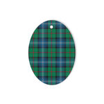 Urquhart Ancient Tartan Oval Ornaments, Christmas Tree Ornament, Plaid Christmas Ornaments, Ceramic Oval Christmas Tree Decoration, Tartan Oval Ornaments, Christmas Tree Ornament, Plaid Christmas Ornaments, Ceramic Oval Christmas Tree Decoration