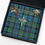 To My Beautiful Soulmate Necklace In Your Eyes I Have Found My Home Clan Arbuthnott Hunting Tartan Cross Dancing Necklace