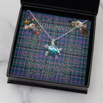 Sea Turtle Necklace To My Beautiful Soulmate Necklace In Your Eyes I Have Found My Home Clan Cooper Tartan Blue Turtle Necklace