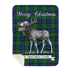 Scotstee Shop Plaid Tartan Blanket With Moose Clan MacCallum Modern Plaid Blanket, plaid blanket australia,plaid blanket canada,plaid christmas blanket,plaid fleece sherpa blanket,plaid sherpa blanket canada,plaid sherpa blanket lipstick,plaid sherpa blanket pink,plaid sherpa blanket queen