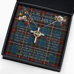 To My Beautiful Soulmate Necklace In Your Eyes I Have Found My Home Clan Fraser Hunting Ancient Tartan Cross Dancing Necklace