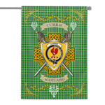 House Flag - Currie Irish Shield Celtic Cross Tartan Garden Flag St Patrick's Day Garden Flag
