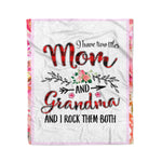 Scotstee Shop - Scotstee Shop Fleece Blanket I Have Two Titles Mom And Grandma Mother's Day Gifts Fleece Blanket