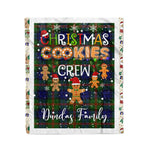 Products Personalized Gift Tartan Plaid Blanket Clan Dundas With Christmas Cookie Baking Crew Christmas Gift Blanket, Plaid Blanket, Christmas Fleece Blanket, Christmas Blanket, Tartan Blanket, Scottish Blanket, Scotland Blanket, Family Name Blanket, Custom Blanket, Personalized Blanket