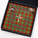 To My Beautiful Soulmate Necklace In Your Eyes I Have Found My Home Clan MacGregor Tartan Cross Dancing Necklace