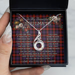 To My Beautiful Soulmate Necklace In Your Eyes I Have Found My Home Clan Broun Modern Tartan Rising Phoenix Necklace, valentine necklace, necklace girlfriend, necklace for wife, cute necklaces for girlfriend, jewelry for girlfriend, to my soulmate necklace, to my future wife necklace, heart necklace for girlfriend, tartan heart necklace, necklace jewelry, valentines day necklace, valentines necklace for her, valentines day necklace for her, valentine's day necklace for girlfriend,