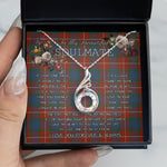 To My Beautiful Soulmate Necklace In Your Eyes I Have Found My Home Clan Fraser Ancient Tartan Rising Phoenix Necklace, valentine necklace, necklace girlfriend, necklace for wife, cute necklaces for girlfriend, jewelry for girlfriend, to my soulmate necklace, to my future wife necklace, heart necklace for girlfriend, tartan heart necklace, necklace jewelry, valentines day necklace, valentines necklace for her, valentines day necklace for her, valentine's day necklace for girlfriend,