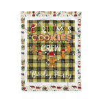 Personalized Gift Tartan Plaid Blanket Clan Barclay Dress Modern With Christmas Cookie Baking Crew Christmas Gift Blanket, Plaid Blanket, Christmas Fleece Blanket, Christmas Blanket, Tartan Blanket, Scottish Blanket, Scotland Blanket, Family Name Blanket, Custom Blanket, Personalized Blanket