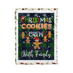 Personalized Gift Tartan Plaid Blanket Clan Keith Modern With Christmas Cookie Baking Crew Christmas Gift Blanket, Plaid Blanket, Christmas Fleece Blanket, Christmas Blanket, Tartan Blanket, Scottish Blanket, Scotland Blanket, Family Name Blanket, Custom Blanket, Personalized Blanket
