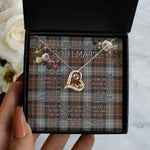 To My Beautiful Soulmate Necklace In Your Eyes I Have Found My Home Clan MacRae Weathered Tartan Forever Love Necklace