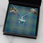 Sea Turtle Necklace To My Beautiful Soulmate Necklace In Your Eyes I Have Found My Home Clan Oliphant Ancient Tartan Blue Turtle Necklace