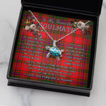 Sea Turtle Necklace To My Beautiful Soulmate Necklace In Your Eyes I Have Found My Home Clan MacDougall Tartan Blue Turtle Necklace