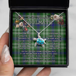 Sea Turtle Necklace To My Beautiful Soulmate Necklace In Your Eyes I Have Found My Home Clan Tweedside Tartan Blue Turtle Necklace, Valentine Necklace Gift for Girlfriend Clan Mitchell Ancient Tartan Sunflower Pendant Necklace, Scottish Tartan Jewelry, valentine necklace, necklace girlfriend, necklace for wife, cute necklaces for girlfriend, jewelry for girlfriend, to my soulmate necklace, to my future wife necklace