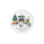 Scotstee Shop - Our First Christmas In Our New Home Circle Ceramic Ornament We Have A New Home Holidays Moving Announcement Ceramic Ornament Christmas Gift