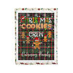 Personalized Gift Tartan Plaid Blanket Clan Cumming Hunting Ancient With Christmas Cookie Baking Crew Christmas Gift Blanket, Plaid Blanket, Christmas Fleece Blanket, Christmas Blanket, Tartan Blanket, Scottish Blanket, Scotland Blanket, Family Name Blanket, Custom Blanket, Personalized Blanket