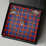 To My Beautiful Soulmate Necklace In Your Eyes I Have Found My Home Clan Anstruther Tartan Crown Pendant Necklace