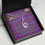 To My Beautiful Soulmate Necklace In Your Eyes I Have Found My Home Clan Jackson Tartan Rising Phoenix Necklace