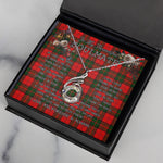 To My Beautiful Soulmate Necklace In Your Eyes I Have Found My Home Clan Dunbar Modern Tartan Rising Phoenix Necklace