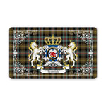 Doormat - Welcome Mat Scottish Farquharson Weathered Tartan Door Mat, Plaid Doormat