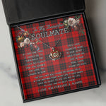 To My Beautiful Soulmate Necklace In Your Eyes I Have Found My Home Clan MacLeod Of Raasay Tartan Crown Pendant Necklace