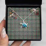 Sea Turtle Necklace To My Beautiful Soulmate Necklace In Your Eyes I Have Found My Home Clan Craig Tartan Blue Turtle Necklace, Valentine Necklace Gift for Girlfriend Clan Mitchell Ancient Tartan Sunflower Pendant Necklace, Scottish Tartan Jewelry, valentine necklace, necklace girlfriend, necklace for wife, cute necklaces for girlfriend, jewelry for girlfriend, to my soulmate necklace, to my future wife necklace
