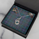 To My Beautiful Soulmate Necklace In Your Eyes I Have Found My Home Clan Glen Tartan Rising Phoenix Necklace
