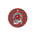 Scotstee Shop - Stuart of Bute Scottish Clan Badge Plaid Ornament Gift. Christmas Tree Ornament Stuart of Bute Clan Tartan Ornament Great Christmas Ornaments Gift