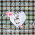 Rising Phoenix Necklace - Valentine Necklace Clan Bell Tartan Gift for Girlfriend, Gift for My Wife Rising Phoenix Necklace
