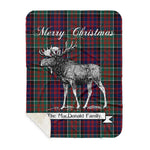 Scotstee Shop Plaid Tartan Blanket With Moose Clan Macdonald Plaid Blanket, plaid blanket australia,plaid blanket canada,plaid christmas blanket,plaid fleece sherpa blanket,plaid sherpa blanket canada,plaid sherpa blanket lipstick,plaid sherpa blanket pink,plaid sherpa blanket queen