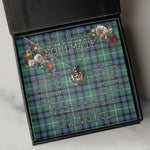 To My Beautiful Soulmate Necklace In Your Eyes I Have Found My Home Clan MacDonald Of The Isles Ancient Tartan Crown Pendant Necklace