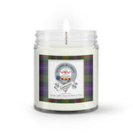Soy Wax Candle - Buffalo Plaid Candle Clan Badge Cameron Of Erracht Modern Tartan Plaid Soy Wax Candle, oil candle, candle handmade, wax candle, soy wax, nature wax, natural soy wax, natural soy candles, natural candle