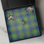 To My Beautiful Soulmate Necklace In Your Eyes I Have Found My Home Clan Johnston Ancient Tartan Crown Pendant Necklace