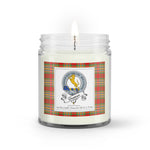 Soy Wax Candle - Buffalo Plaid Candle Clan Badge Chattan Tartan Plaid Soy Wax Candle, oil candle, candle handmade, wax candle, soy wax, nature wax, natural soy wax, natural soy candles, natural candle