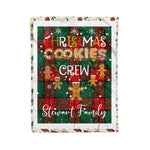 Personalized Gift Tartan Plaid Blanket Clan Stewart Atholl Modern With Christmas Cookie Baking Crew Christmas Gift Blanket, Plaid Blanket, Christmas Fleece Blanket, Christmas Blanket, Tartan Blanket, Scottish Blanket, Scotland Blanket, Family Name Blanket, Custom Blanket, Personalized Blanket