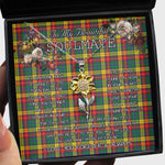 To My Beautiful Soulmate Sunflower Necklace In Your Eyes I Have Found My Home Clan Buchanan Tartan Jewelry For Girlfriend